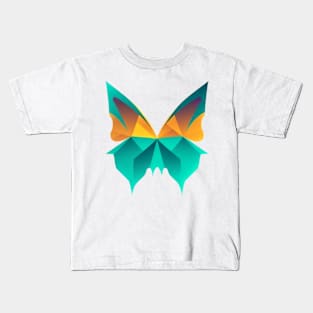 Butterfly Flight - Minimalist butterfly design for the environment Kids T-Shirt